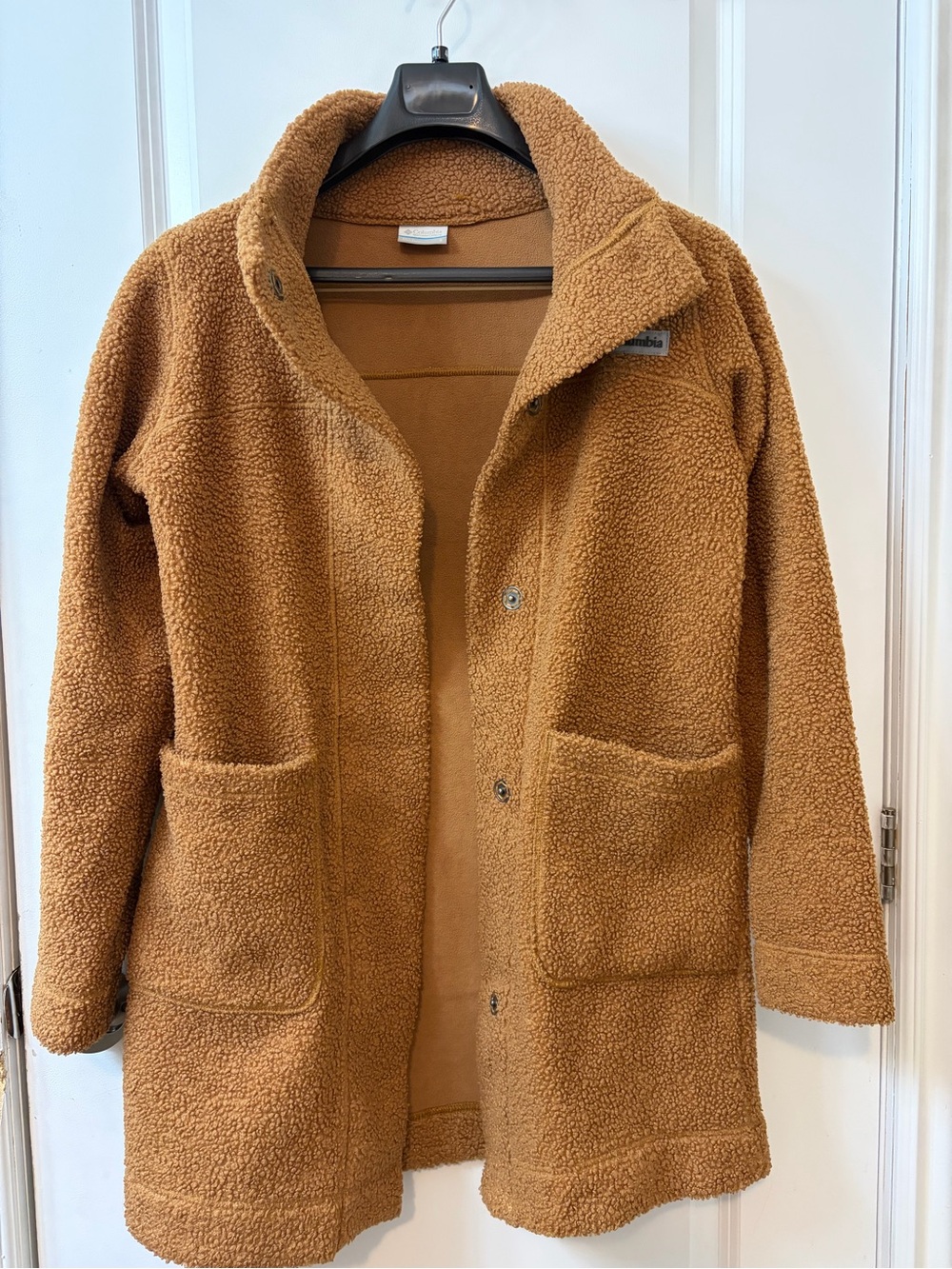 Kids Cozy Teddy Fleece Coat - Brown